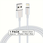iPhone krovimo laidas 2 vnt., 1 pakuotė - 10Ft (3m)