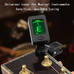 Muzikos instrumentų universalus tiuneris su gitara auk&scaron;tu tikslumu.