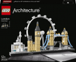 LEGO&reg; Architecture 21034 &ndash; Londonas &ndash; 468 vienetai &ndash; 12 metų ir vyresni &ndash; Mi&scaron;rus &ndash; ruda
