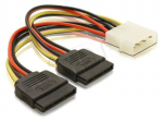 Delock, Molex/SATA, 0.1 m
