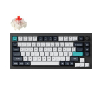 Belaidė Mechaninė Klaviatūra Keychron Q1 Max QMKVIA, RGB LED, Hot-swap, 2.4Ghz/Bluetooth/USB-C, Gateron Red Switch Q1M-M1