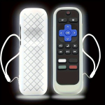 I&scaron;maniojo (Smart TV) ir televizoriaus priedas &Scaron;viečiantis nuotolinio valdymo pultelio silikoninis dėklas. , Baltas