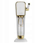 "SodaStream Art White/Gold" vienas butelis + "SodaStream" 1 l buteliai "Fuse", dvi pakuotės, juoda + bolero