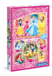 Dėlionė Puzzle Clementoni Disney Princess, 2x60 detalių, 3 m.+