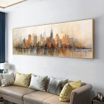 Drobės paveikslas, 50 * 150 cm (be rėmelio)