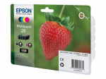 EPSON Multipack T2986 &ndash; Bra&scaron;kės &ndash; juoda, žalsvai mėlyna, rausvai raudona, geltona (C13T29864012)
