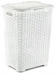 RATTAN skalbinių krep&scaron;elis 45l - baltas 400x316x550