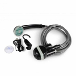 Electric shower - KAMPA - Power Shower - Rechargeable battery - 1.80 m hose - Black