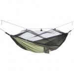 Turistinis hamakas su tinkleliu nuo vabzdžių Amazonas Moskito Traveller Thermo AZ-1030230, 140x275 cm, žalias