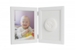 Rėmelio su moliu rinkinys Baby HandPrint, baltas