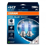 Automobilinės lemputės Osram Cool Blue Boost H7, 80W, 2 vnt.