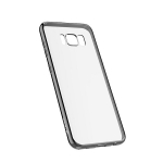 Apsauginė nugarėlė Devia Glitter, skirta Samsung Galaxy S8 Plus telefonui, skaidri/juoda