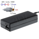 Įkroviklis ne&scaron;iojamam kompiuteriui Akyga 100-250V, 20V, 4.5A, 90W