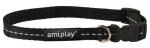 Amiplay reguliuojamas​ antkaklis Reflective, M, juodas