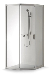 Du&scaron;o kabina Brasta Glass Vaiva, skaidrus stiklas, 90x90x200cm