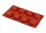 Elastotech silikoninė forma pussferėms D6 cm, 8 vnt