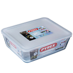 Kar&scaron;čiui atsparus kepimo indas su dangčiu Pyrex Cook & Freeze, 27x23 cm, 4 l