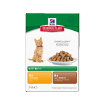 Hill's Science kačiukams su vi&scaron;tiena ir kalakutiena Plan Kitten Healthy Development Multi Pack, 85 g x 12 vnt.