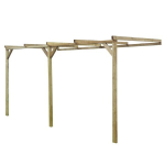 Medinė vijoklių pavėsinė, 2 x 4 x 2,2 m