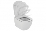 Pakabinamas klozetas Ideal Standard Tesi AquaBlade, su lėtai nusileidžiančiu dangčiu T007901 / T352701