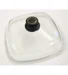 AMT Gastroguss stiklinis dangtis su rankena, 26x26 cm