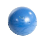 Gimnastikos kamuolys su pompa HMS YB03, 55 cm, mėlynas