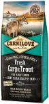 Carnilove Fresh Carp & Trout suaugusiems &scaron;unims 12 kg