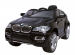 Elektromobilis vaikams BMW X6, juodas
