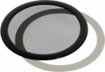 DEMCiflex Round Dust Filter 120mm - Black/Black