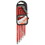 L tipo &scaron;e&scaron;iakampių raktų komplektas Yato Torx T10-T50 (YT-0563), 9 vnt.