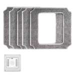 Atsarginė stačiakampė mikropluo&scaron;to &scaron;luostė langų valymo robotams 5 vnt.