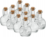 150 ml stikliniai buteliai su kam&scaron;čiais, 12 vnt. pakuotė
