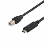 Deltaco, USB-C/USB-B, 2 m