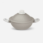 Pensofal Wok keptuvė su dangčiu White Diamond, 24 cm, 3 l