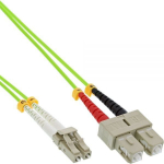 InLine Patchcord światłowodowy Duplex LC/SC, 50/125&micro;m, OM5, 0.5m (88644Q)