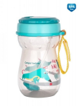 Sportinis puodelis su uždaromu &scaron;iaudeliu Canpol Babies 350 ml, 56/518