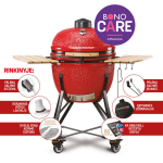 Keraminė kepsninė Kamado Bono Limited, 64 cm, raudona