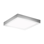 LED lubinis &scaron;viestuvas kvadratinis 18W 4200K Modernus Eleganti&scaron;kas 30x30 cm Baltas
