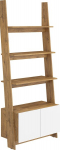 Lentyna Meblocross Rack 80 1D, tamsaus ąžuolo/baltos spalvos