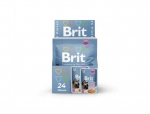 Brit Premium Cat Delicate konservai katėms mai&scaron;elyje Salmon for Sterilised in Gravy, 85g x 24vnt