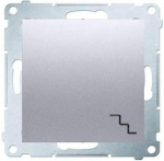 Simon 54 Dw6.01/43 laiptinis jungiklis - sidabrinis