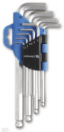 Hogert lenktų L-formos &scaron;e&scaron;iakampių komplektas HEX H1.5-H10, HT1W804