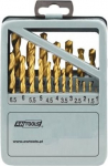 Awtools Hss-g Titano dengti metalo grąžtai, 25 vnt., 1-13 mm