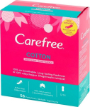 Įklotai Carefree Carefree Cotton Fresh Scent, 56 vnt.