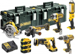 Akumuliatorinis įrankių rinkinys Dewalt, 18V, XR 3x5Ah, DCK623P3-QW