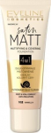 Makiažo pagrindas Eveline Cosmetics Satin Matt 4w1, 102 Vanilla, 30 ml