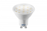 LED lemputė, SMD 2835, GU10, 3000K, 3,5 W, AC180-250V, 120&deg;, 350lm, 38mA