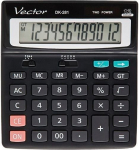 Vector DK-281 biurinis skaičiuotuvas, juodas