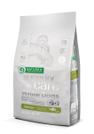Nature's Protection Superior Care suaugusių balto ir &scaron;viesaus kailio mažų ir labai mažų veislių &scaron;unų sausas begrūdis pa&scaron;aras su la&scaron;i&scaron;a, 10 kg