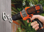 Belaidė 18V multievo gręžimo ir suktuko ma&scaron;ina - BLACK+DECKER + 1 akumuliatorius 1,5Ah + įkroviklis + dėžė - MT218K-QW